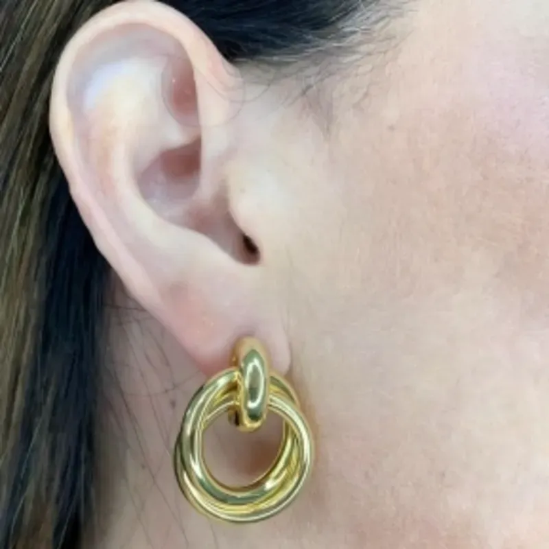 Brinco Argola Dupla Volta