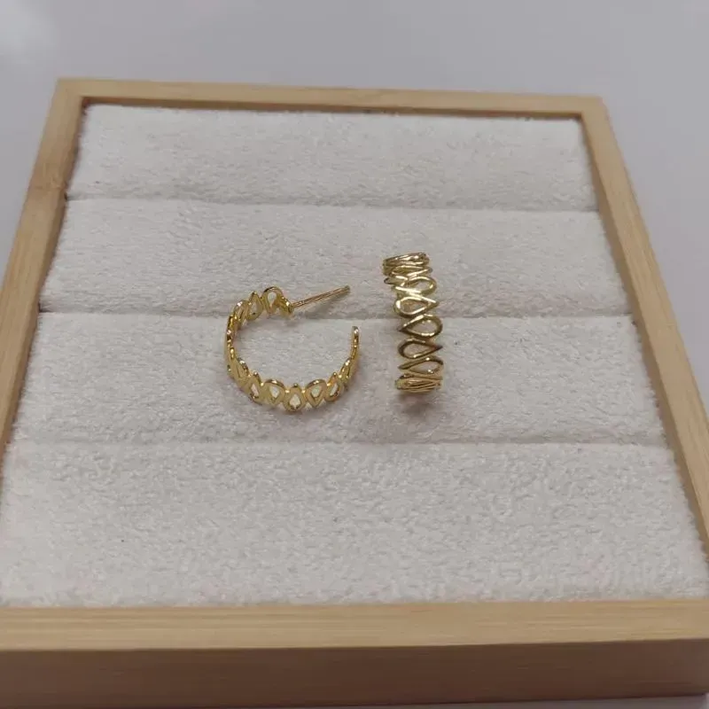 Brinco Argola Fio Laçado