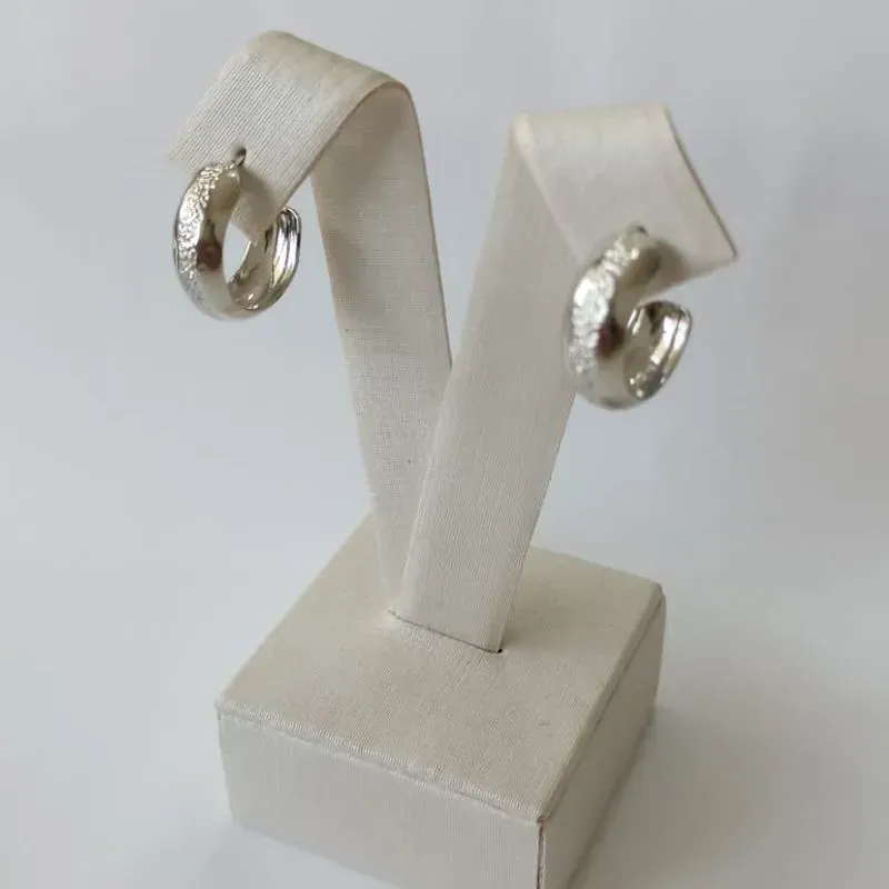 Brinco Argola Lisa/Texturizada Diamond