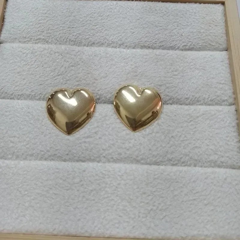 Brinco Coração G Liso