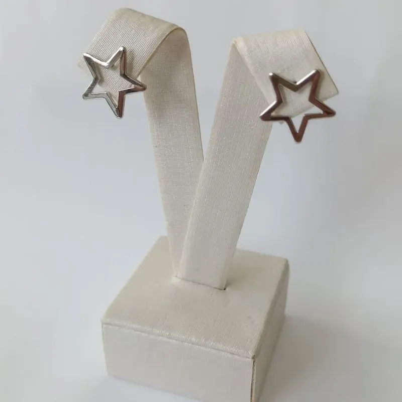 Brinco Estrela Vazada Diamond