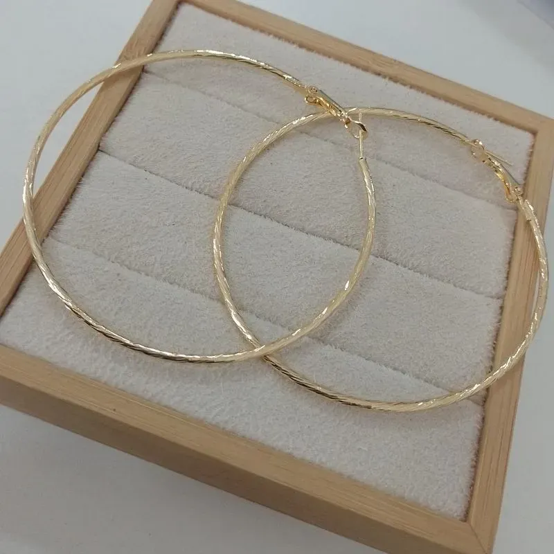 Brinco Argola GG Trançada