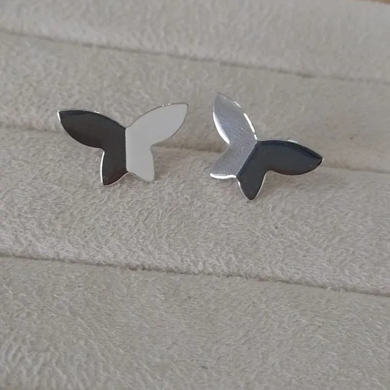 Brinco Borboleta Chapa Diamond