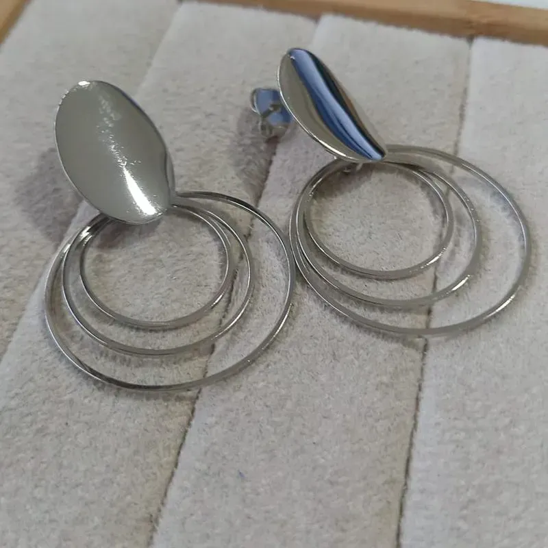 Brinco Pingente Aros