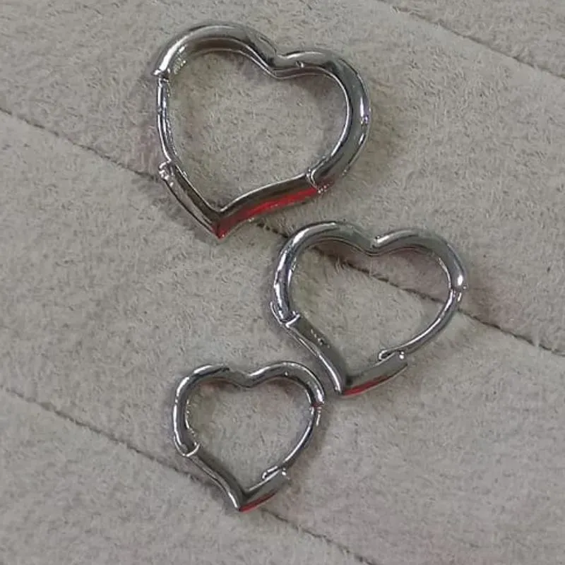 Brinco Trio Click Coração