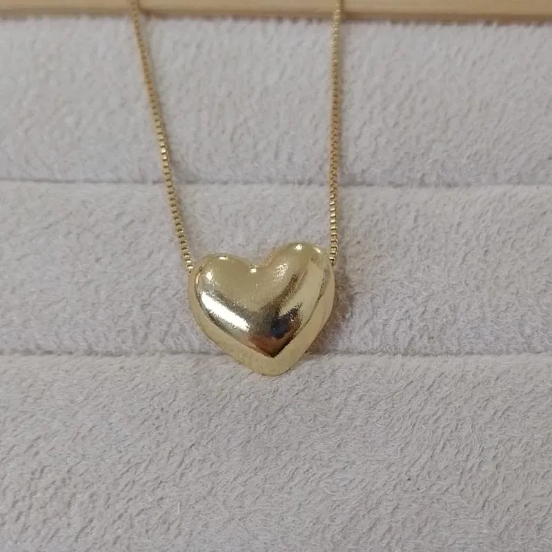 Colar Coração Liso