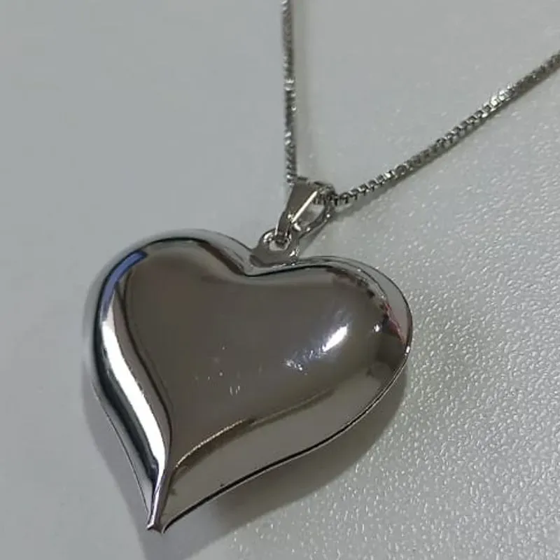 Colar Veneziana Pingente Balão Coração