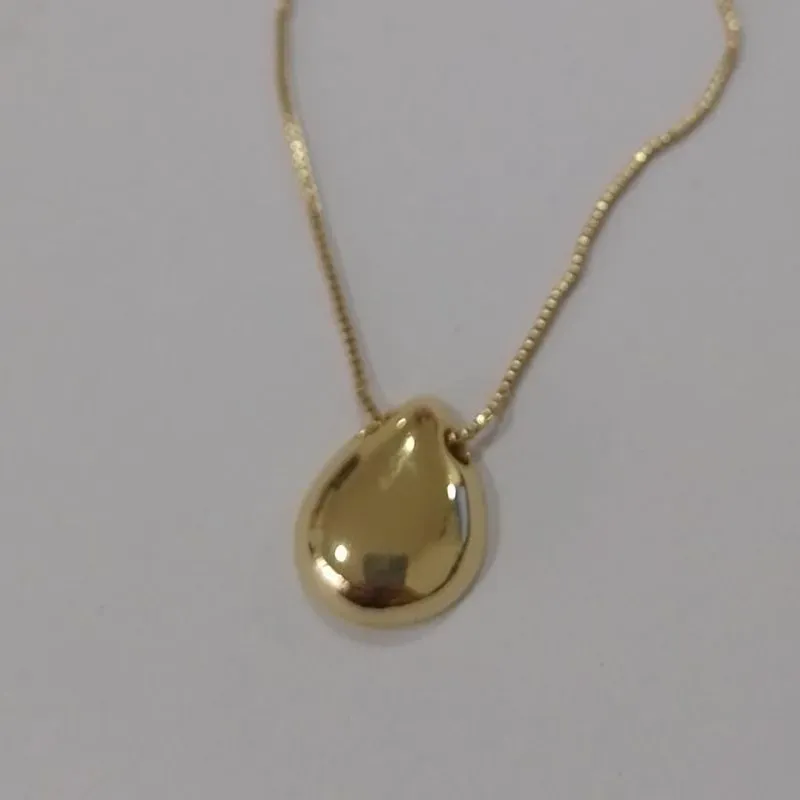 Colar Veneziana Pingente Gota