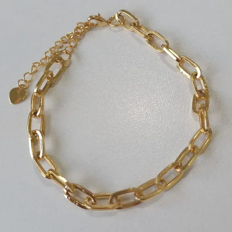 Pulseira Corrente Elos C/ Extensor