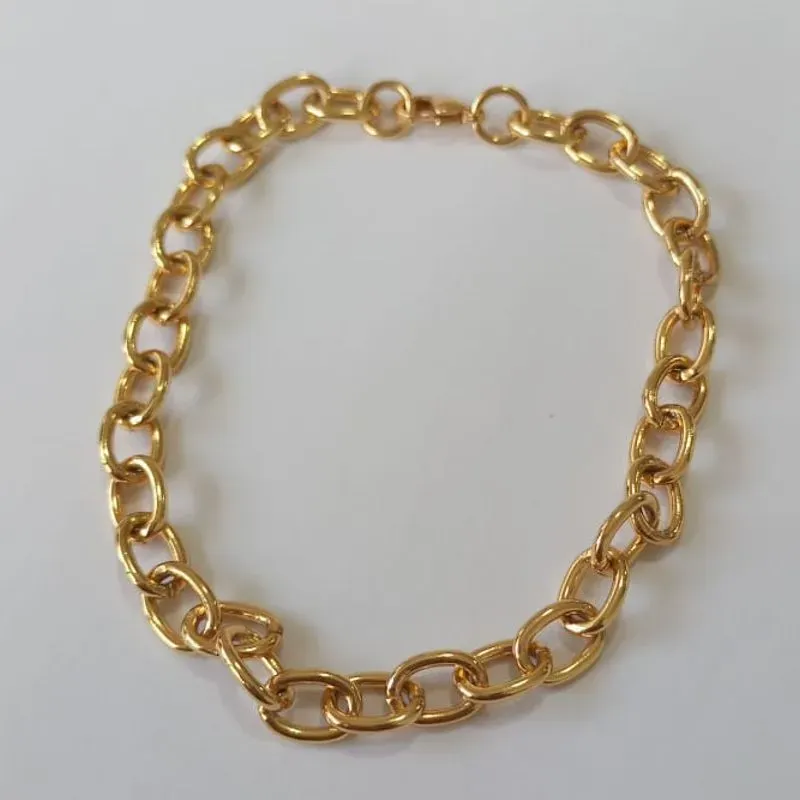 Pulseira Corrente Elos Redondo S/ Extensor