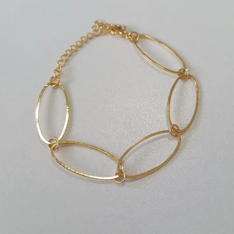 Pulseira Elo Oval Lisa