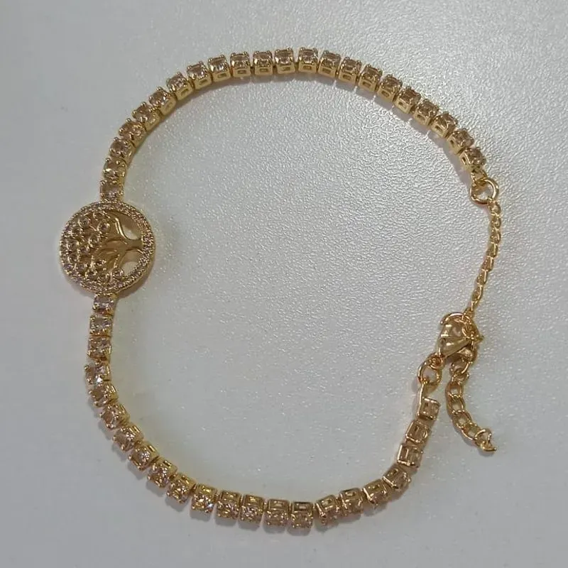 Pulseira Riviera Pingente Árvore da Vida