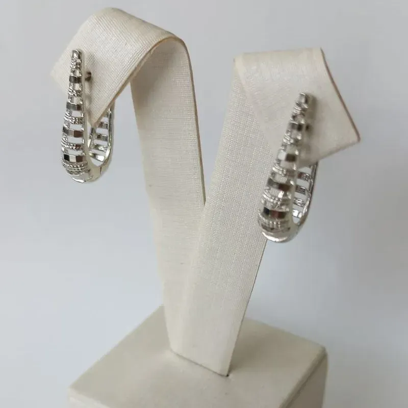 Brinco Click Gota Diamantado Diamond