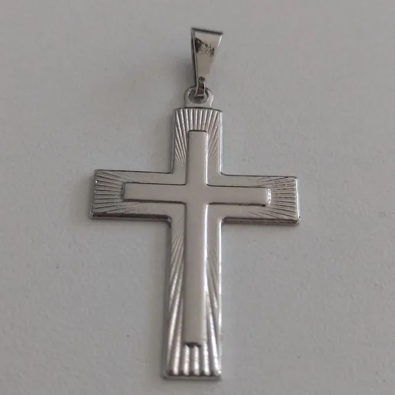 Pingente Cruz Relevo Diamond