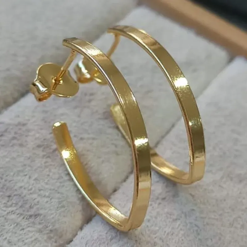 Brinco Argola Gota Lisa