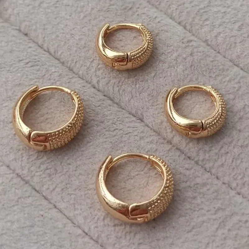 Brinco Duplo Click Texturizado