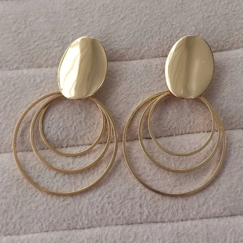 Brinco Pingente Aros