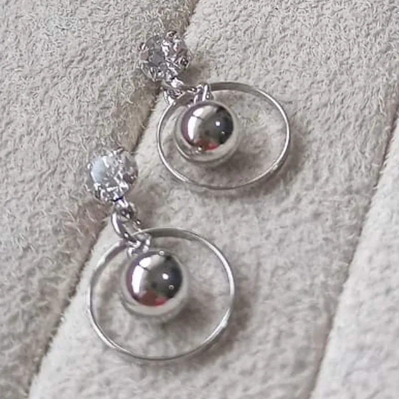 Brinco Ponto de Luz Pingente Aro