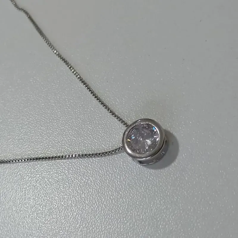 Colar Veneziana Pingente Ponto de Luz Caixa