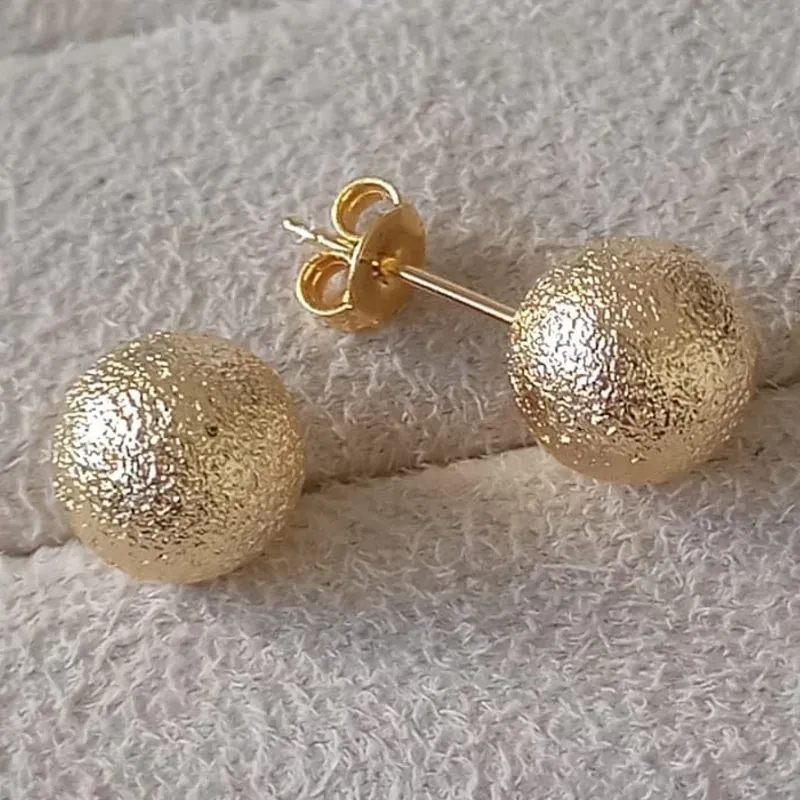 Brinco Esfera Texturizada
