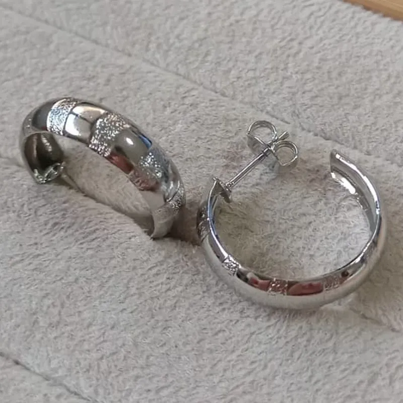 Brinco Argola Lisa/Textura