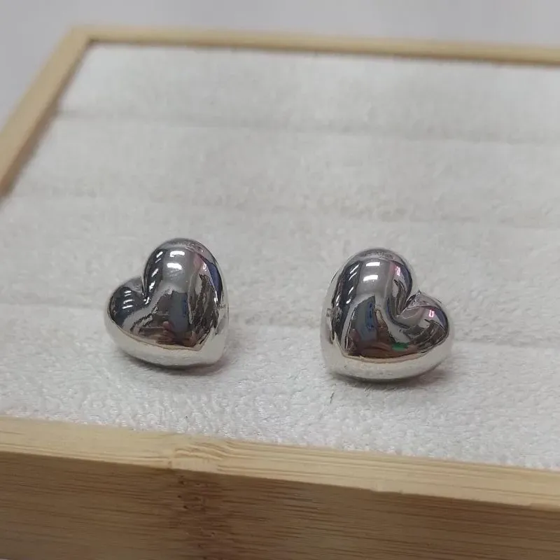 Brinco Coração Liso Diamond