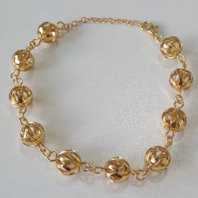 Pulseira Bolas Vazadas