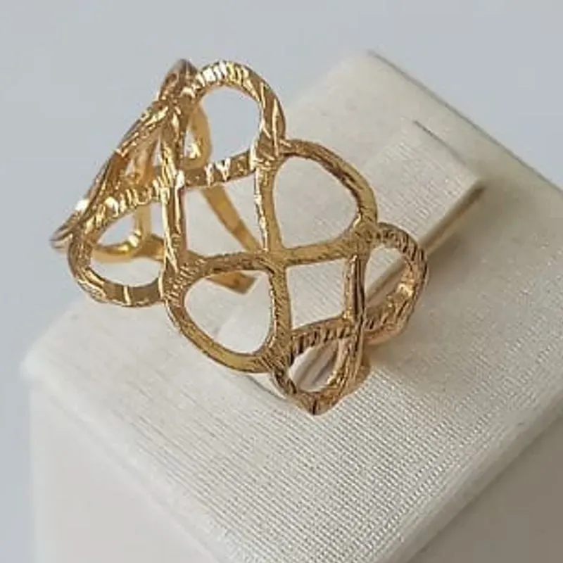 Anel Infinito Diamantado