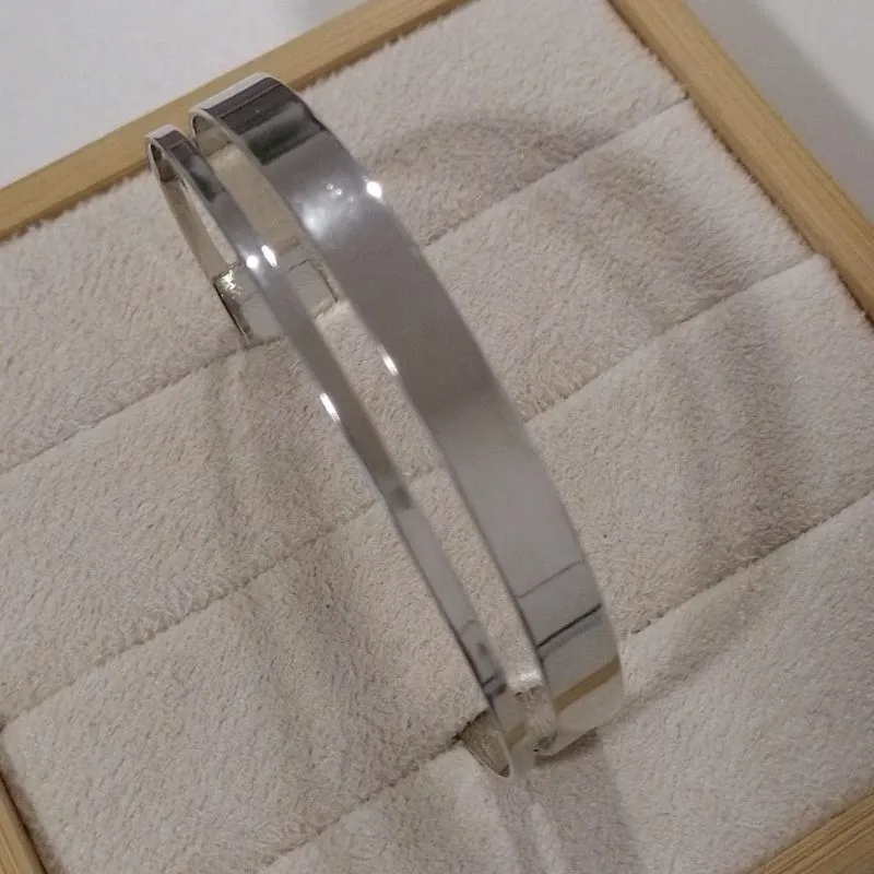 Bracelete Lâmina um corte Vazado  Diamond