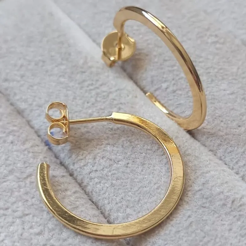 Brinco Argola Lâmina Liso