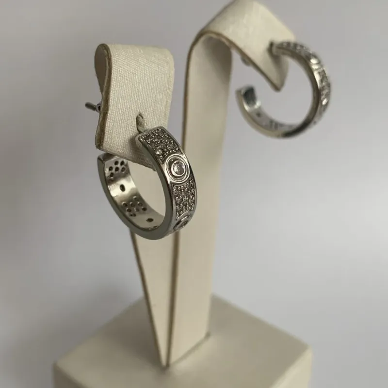 Brinco Argola Microcravejado com Botões