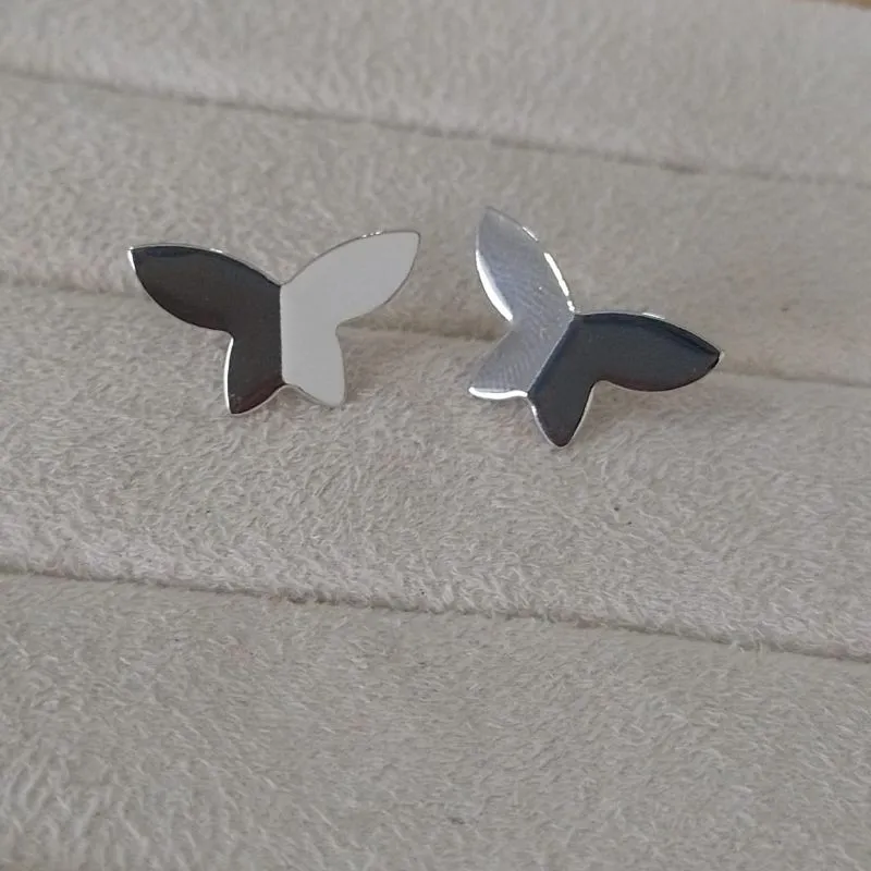 Brinco Borboleta Chapa Diamond