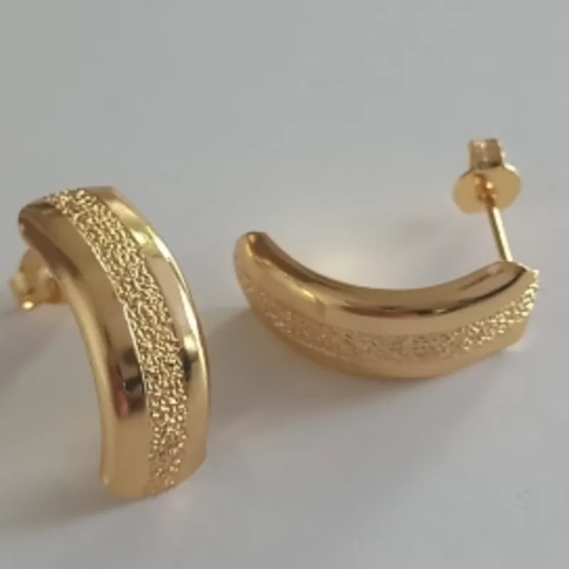 Brinco Meia Lua Impressão