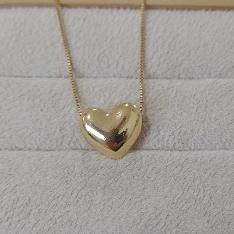 Colar Coração Liso