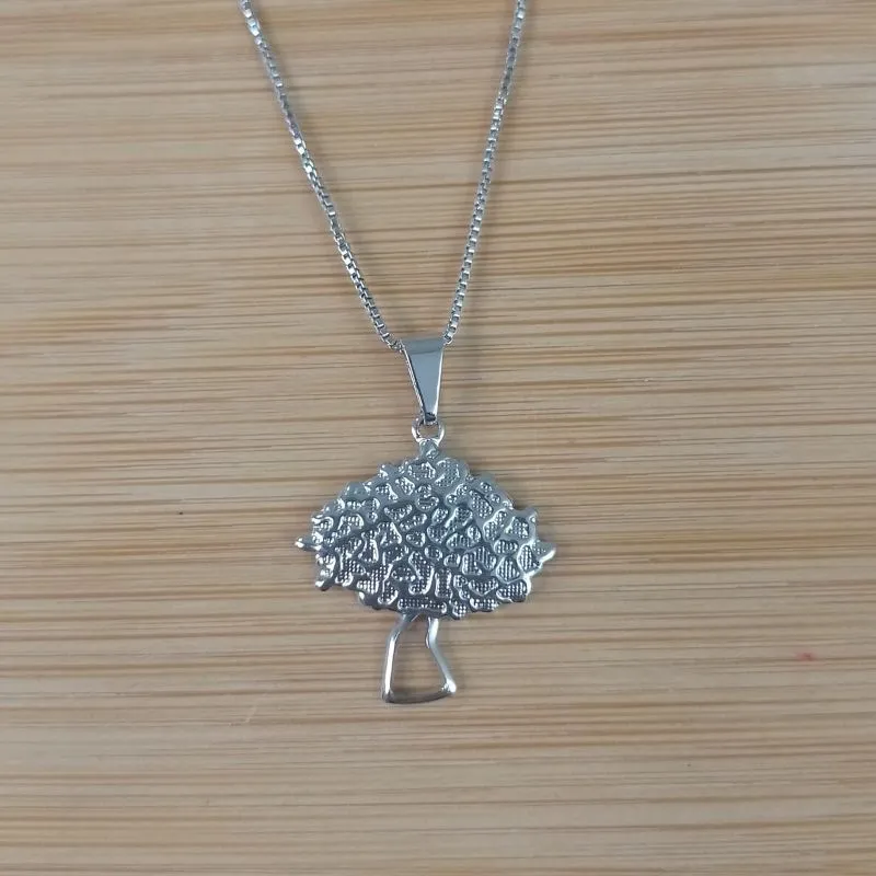 Colar Veneziana Pingente Árvore Diamond