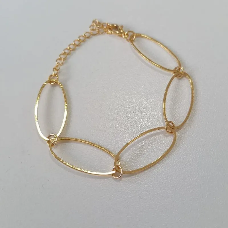 Pulseira Elo Oval Lisa