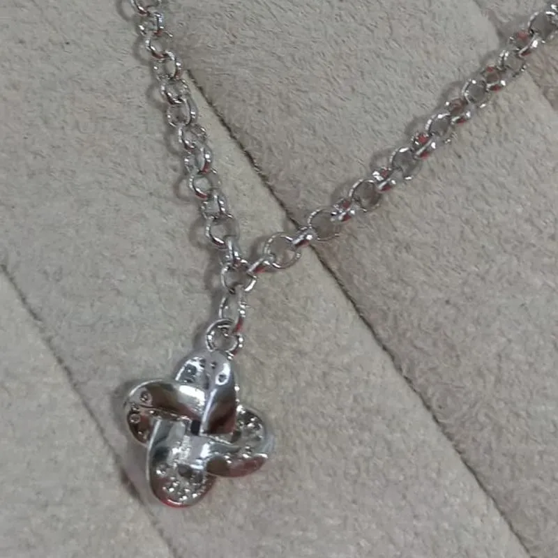 Pulseira Elo Português Pingente Infinito Cravejado