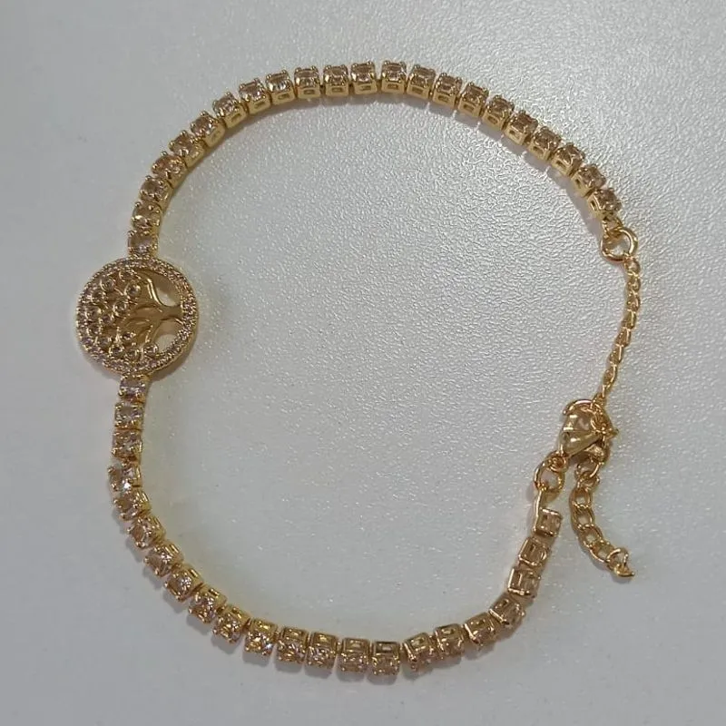 Pulseira Riviera Pingente Árvore da Vida