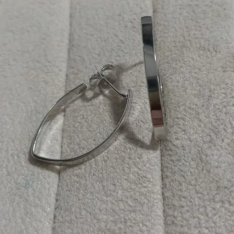 Brinco Argola Gota Lisa Diamond