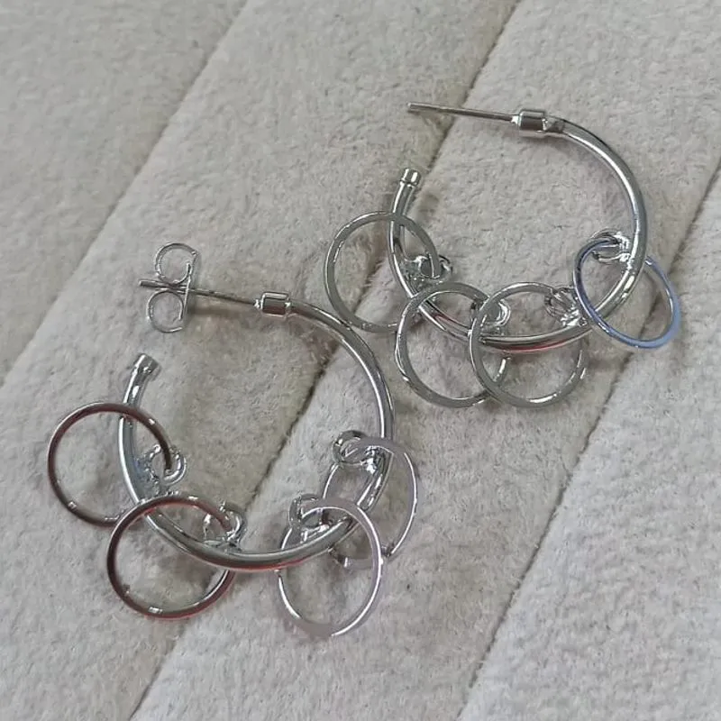 Brinco Argola Lisa Pingente Aros