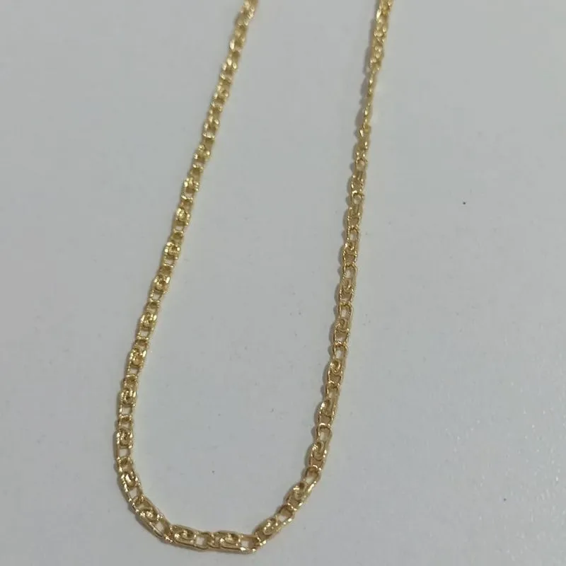 Corrente Masculina Mini Piastrine 60cm