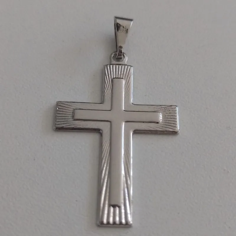 Pingente Cruz Relevo Diamond