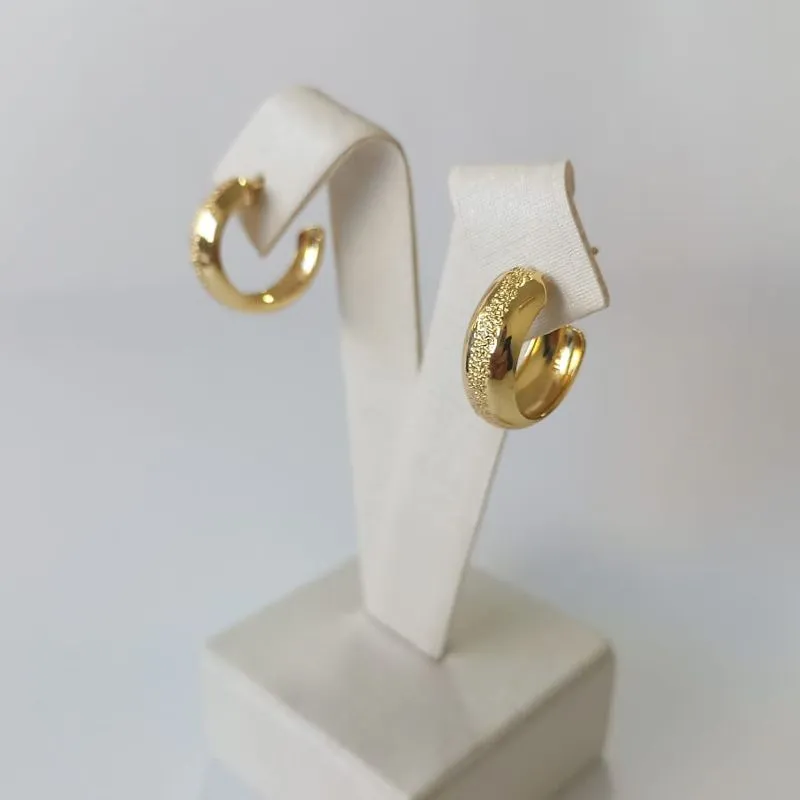 Brinco Argola Lisa/Texturizada