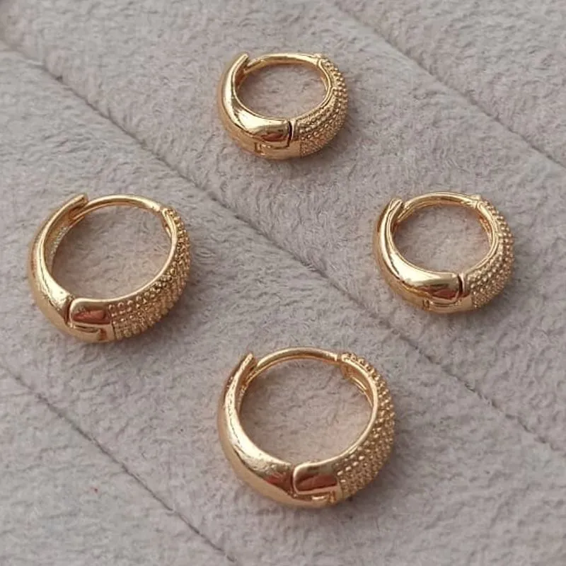 Brinco Duplo Click Texturizado