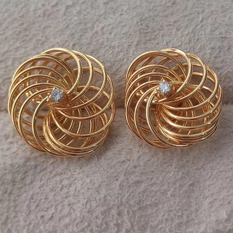 Brinco Fio Labirinto