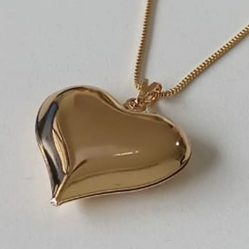 Colar Veneziana Pingente Balão Coração