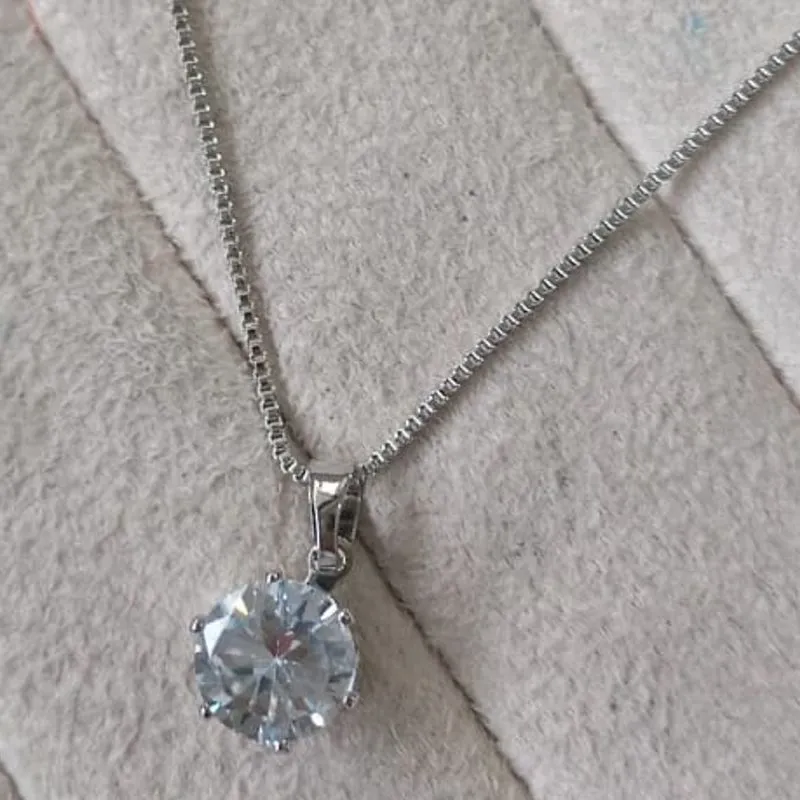 Colar Veneziana Pingente Ponto de Luz