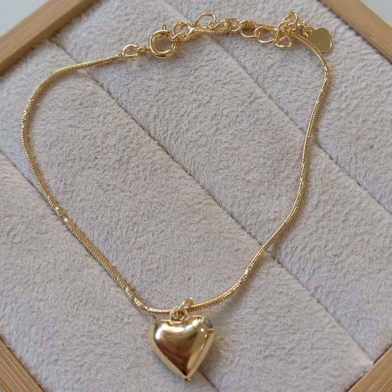 Pulseira Rabo de Rato Coração Solitário